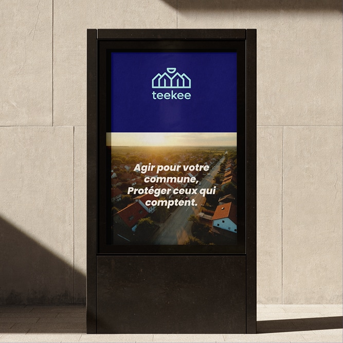 Affiche de marque, création d'image de marque et d'identité de marque pour un client de l'agence